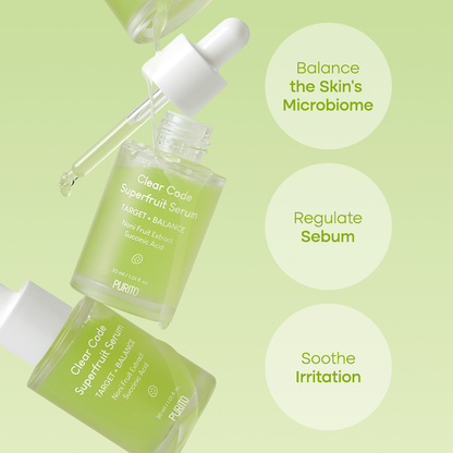 Facial serum PURITO Clear Code Superfruit Serum - Koreancare