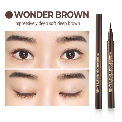 Waterproof eyeliner BOM Wonderproof pen eye liner - Koreancare