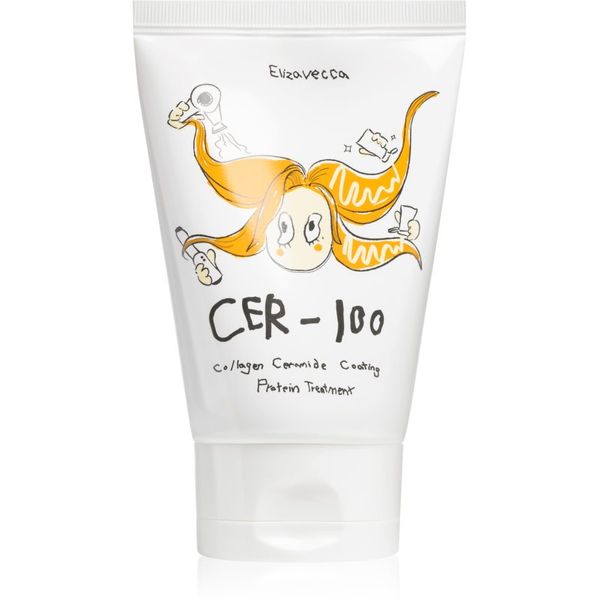 Αναδομητική μάσκα μαλλιών Elizavecca CER 100 Collagen Ceramide Coating Protein Treatment