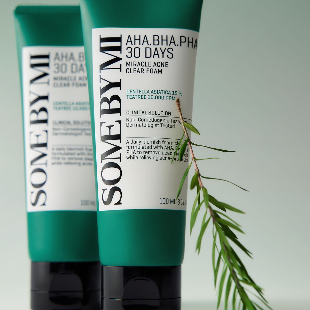 SOME BY MI AHA BHA PHA Clear Foam lather texture swatch