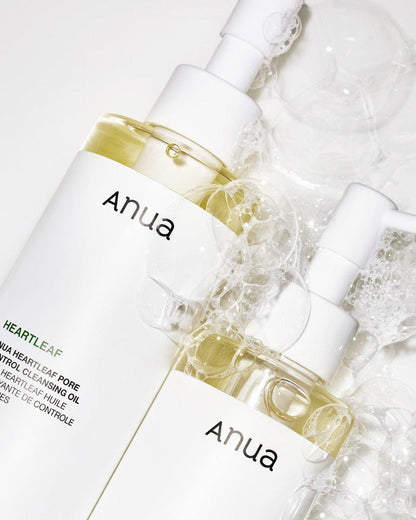 Anua Heartleaf Pore Control Cleansing Oil emulsified milky texture