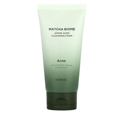 Heimish Matcha Biome Amino Cleansing Foam 150g tube product shot
