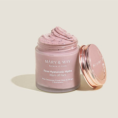 Mary&amp;May Rose Hyaluronic Hydra Wash off Pack - Koreancare