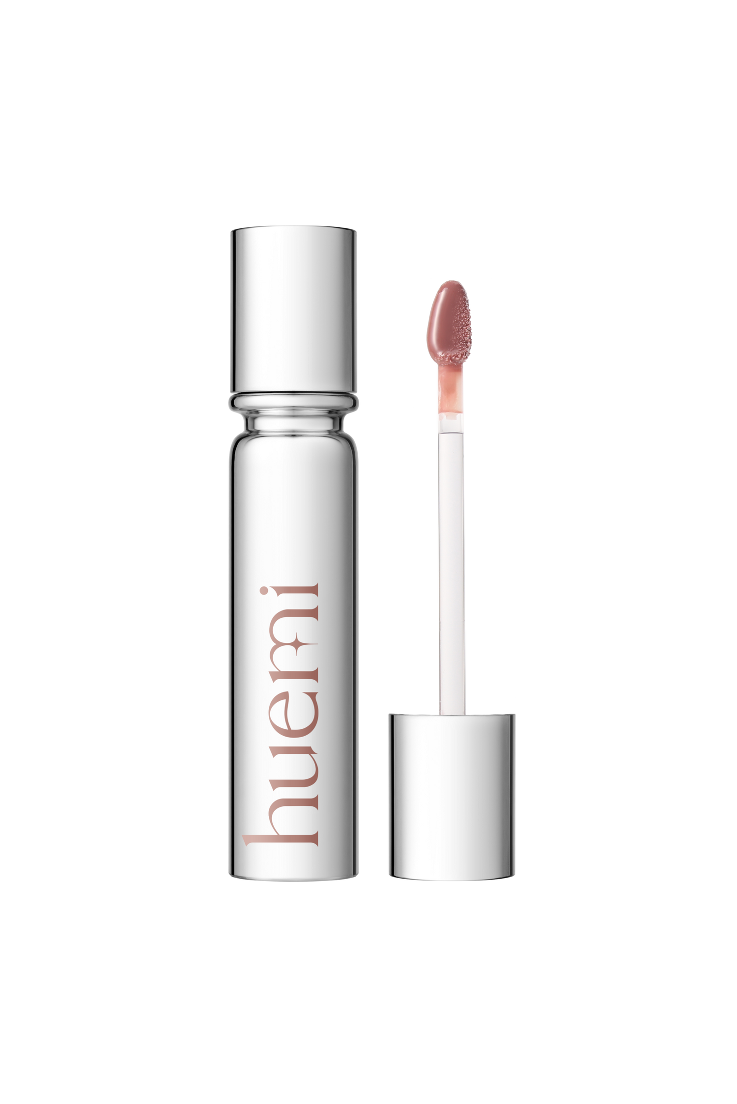 HUEMI Melting Glaze Lip Gloss 06 Sepia Haze tube front view