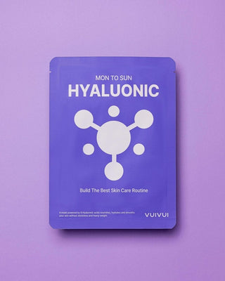 Μάσκα προσώπου με υαλουρονικό οξύ Byeolee MON TO SUN Hyaluonic Mask Υαλουρονικό Οξύ Μάσκα Φύλλων 28g