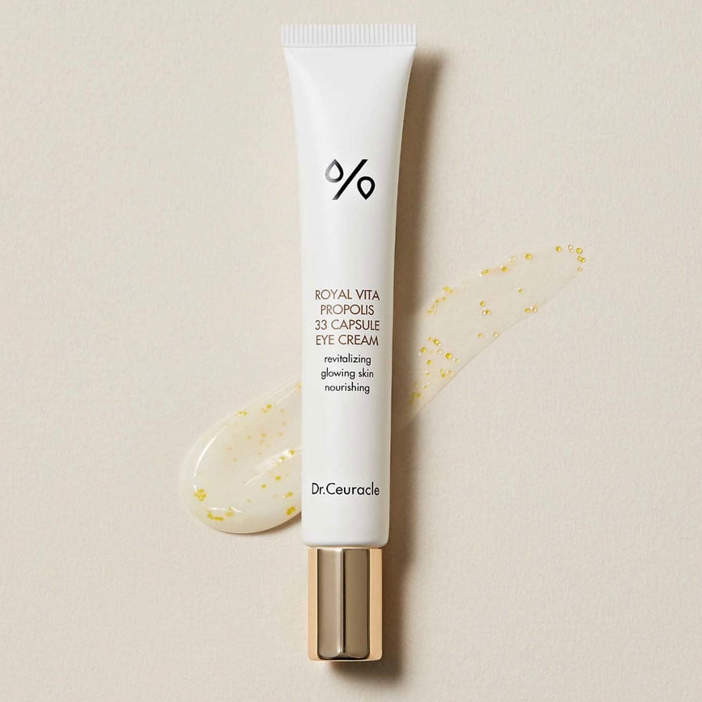 Dr. Ceuracle Royal Vita Propolis 33 Capsule Eye Cream texture close-up