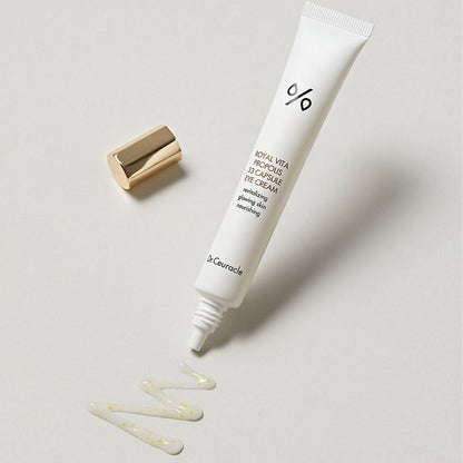 Dr. Ceuracle Royal Vita Propolis 33 Capsule Eye Cream packaging and ingredient highlights