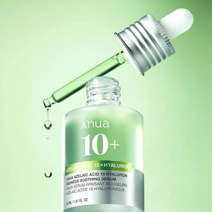 Anua Azelaic Acid 10 Hyaluron Καταπραϋντικός Ορός για Ερυθρότητα 30ml