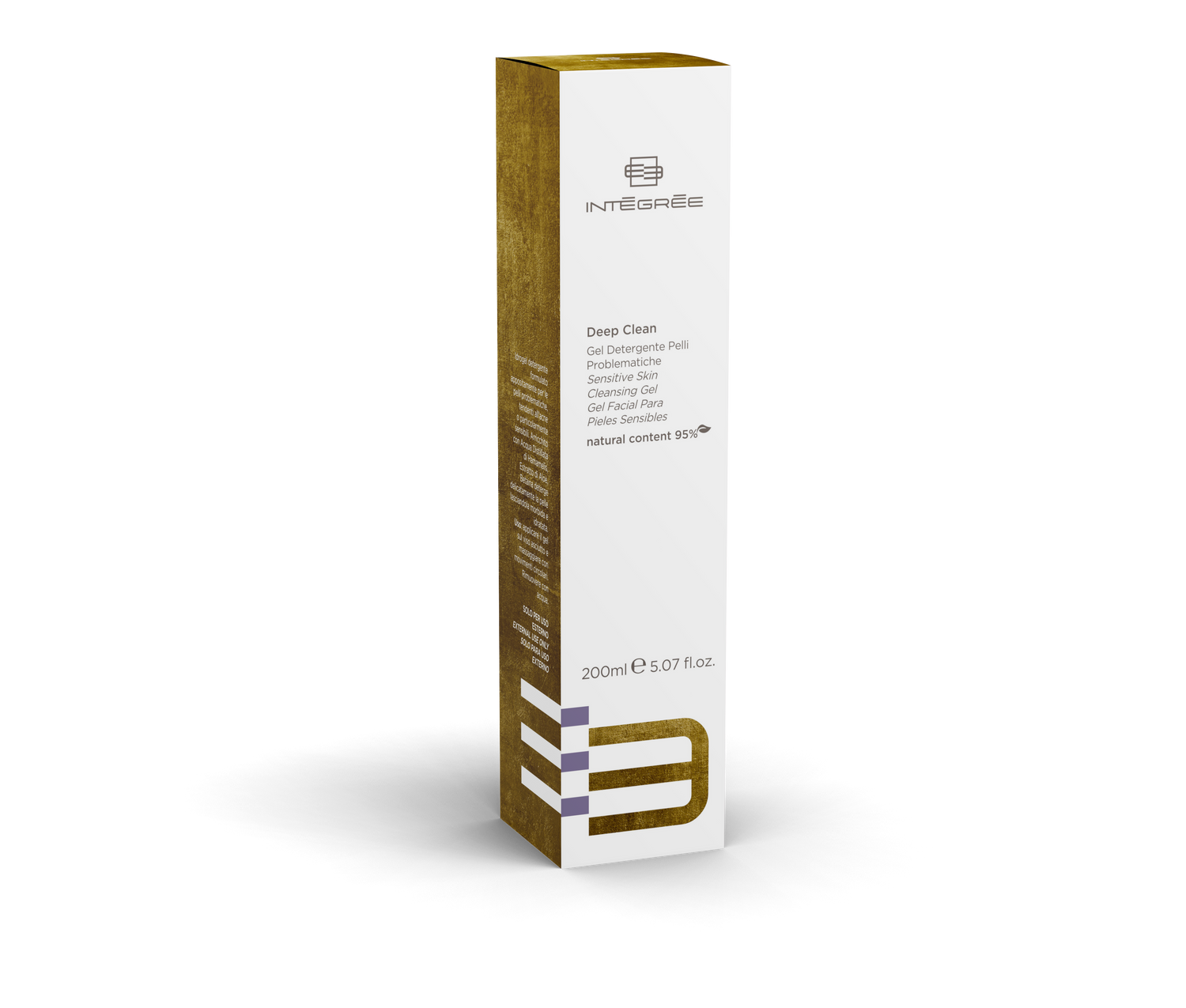 Close-up of Integree SENSITIVE SKIN CLEANSING GEL texture