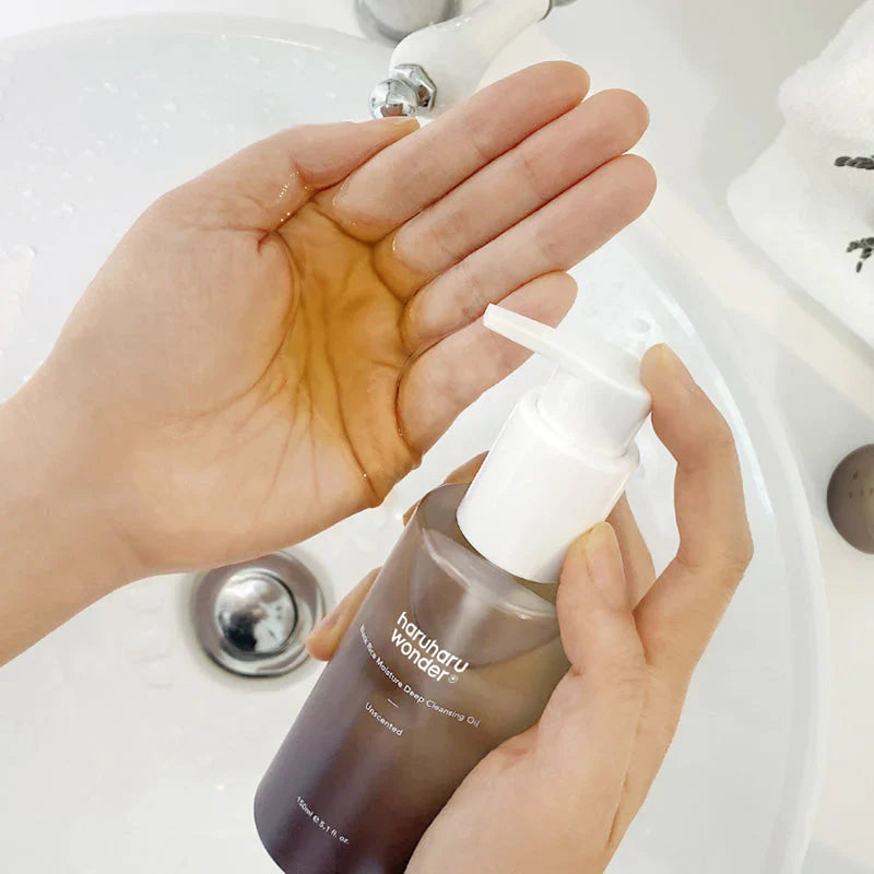 Black Rice Cleansing Oil - Haruharu Wonder - Koreancare