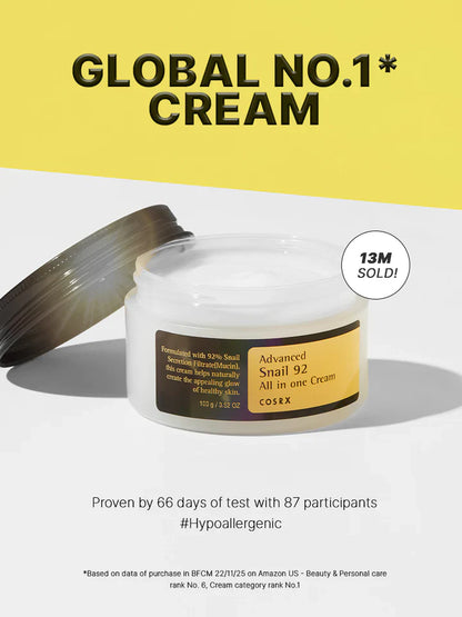 COSRX Advanced Snail 92 All In One Cream - Koreancare