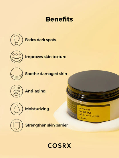 COSRX Advanced Snail 92 All In One Cream - Koreancare