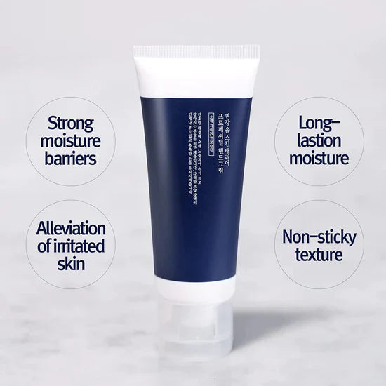 Pyunkang Yul hand cream texture swatch showing soft cream