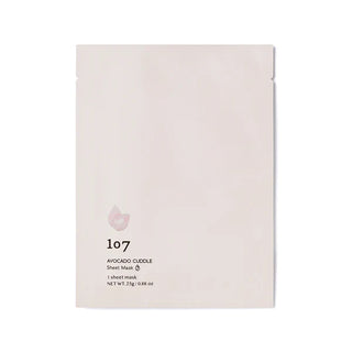 ONEOSEVEN 107 AVOCADO CUDDLE Sheet Mask Μάσκα 30g