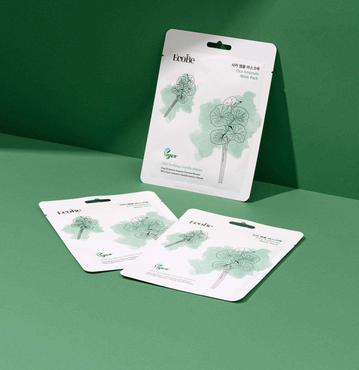 Soothing centella sheet mask Ecobe Cica Ampoule Mask - Koreancare