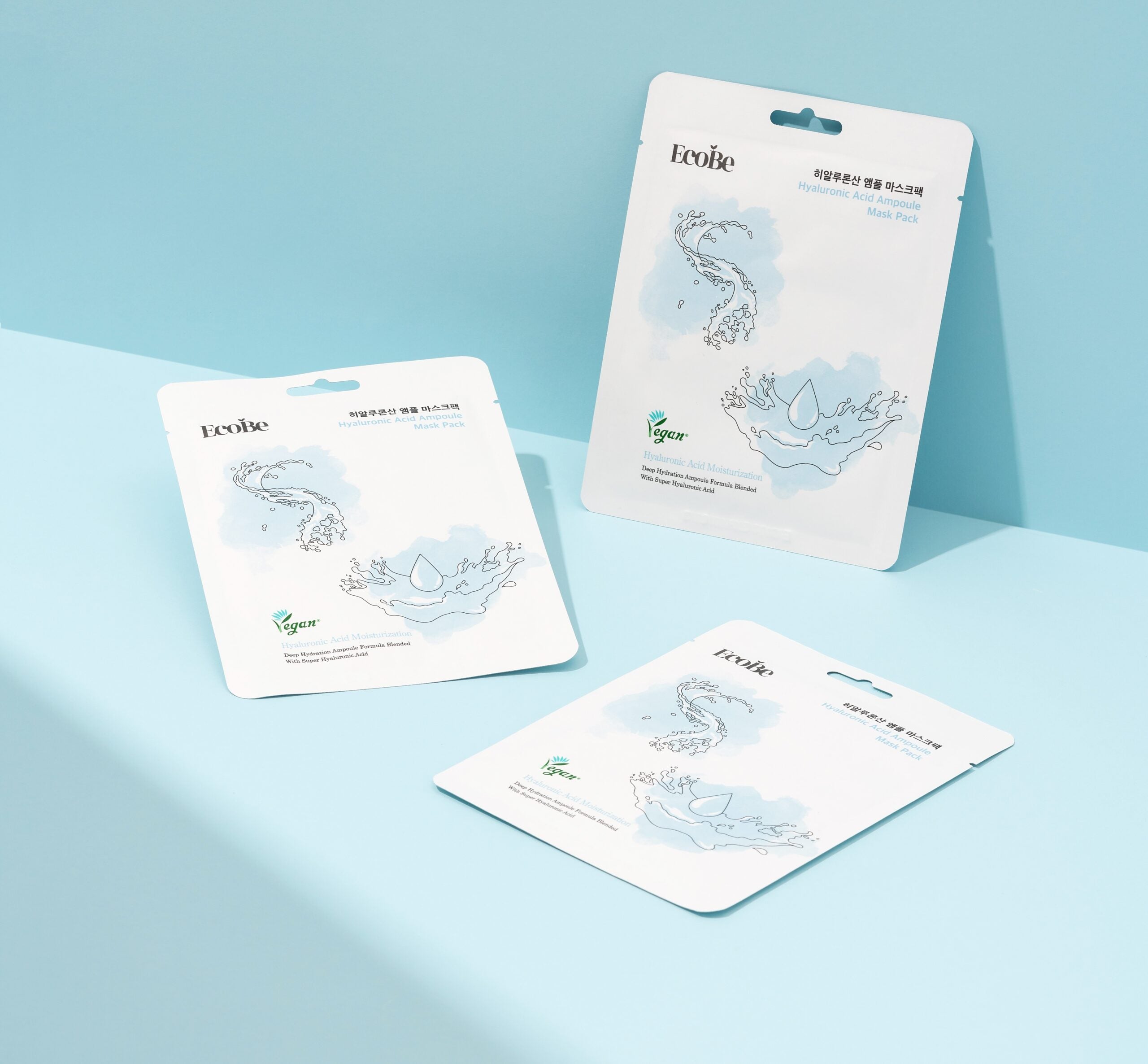 Hydrating sheet mask with hyaluronic acid Hyaluronic Acid Ampoule Mask - Koreancare