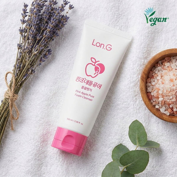 Καθαριστικός αφρός Lon.G Pink Apple Pure Foam Cleanser 100ml