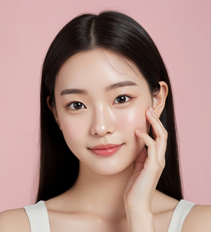 Lon.G Pink Apple Pure Jelly Oil Cleanser product with texture swatch