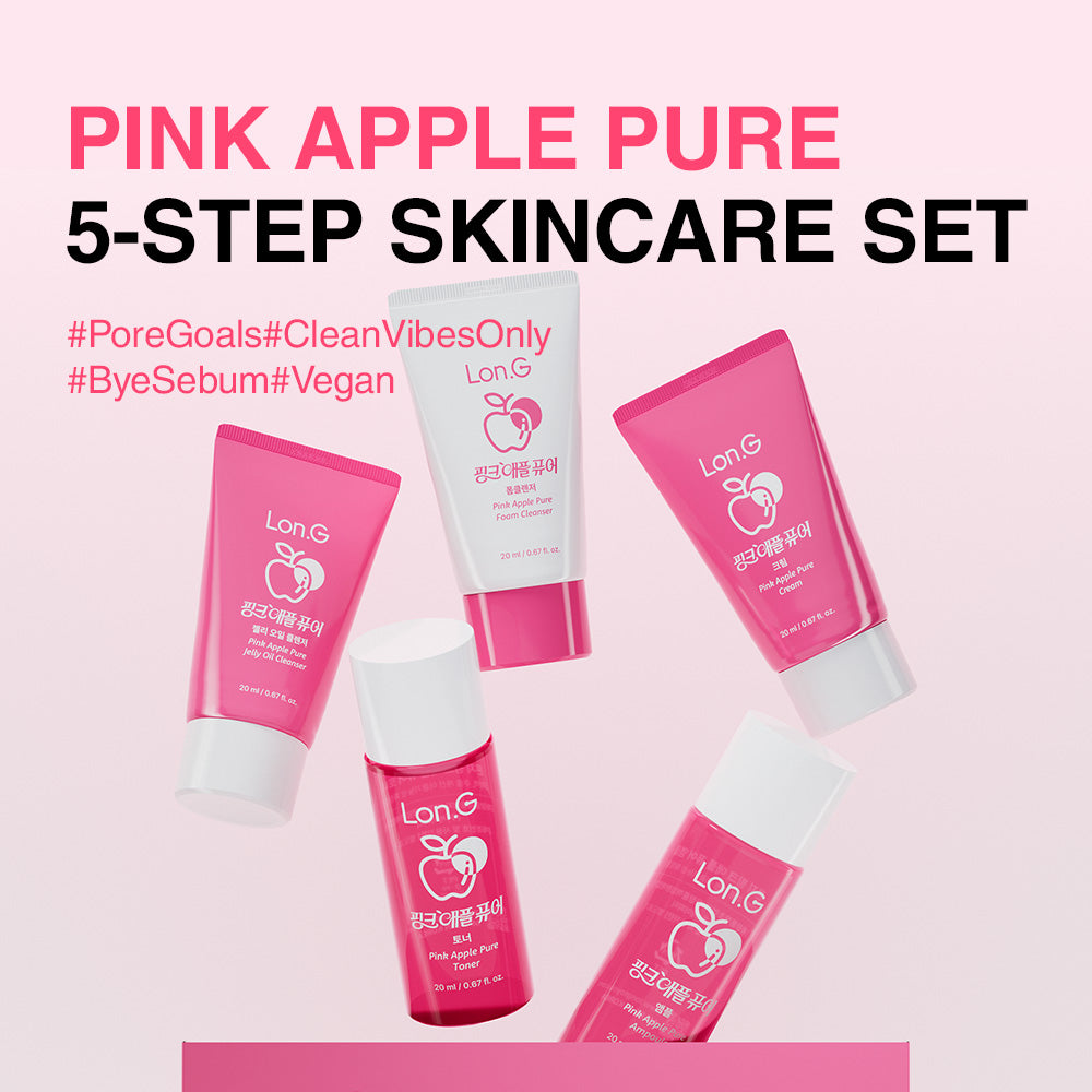 Lon.G Pink Apple Pure Gel Cream jar with light texture