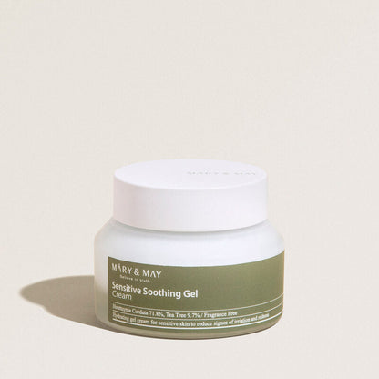 Soothing face gel cream with hutinia and tea tree Sensitive Soothing Gel Blemish Cream - Koreancare