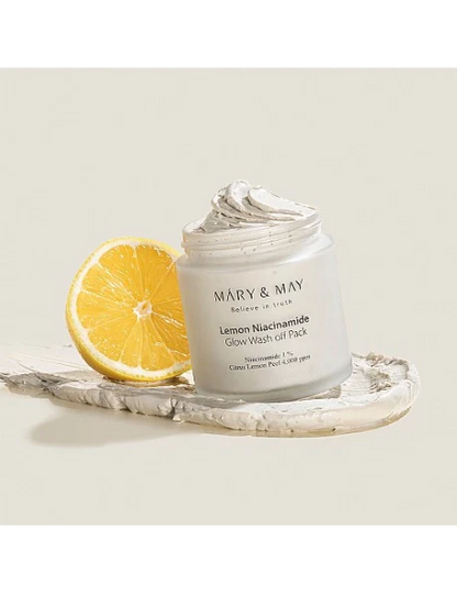 Cleansing face mask with lemon and niacinamide - Koreancare