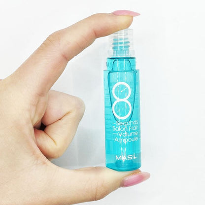 Masil 8 Seconds Salon Hair Volume Ampoule packaging and product label, K-beauty hair care
