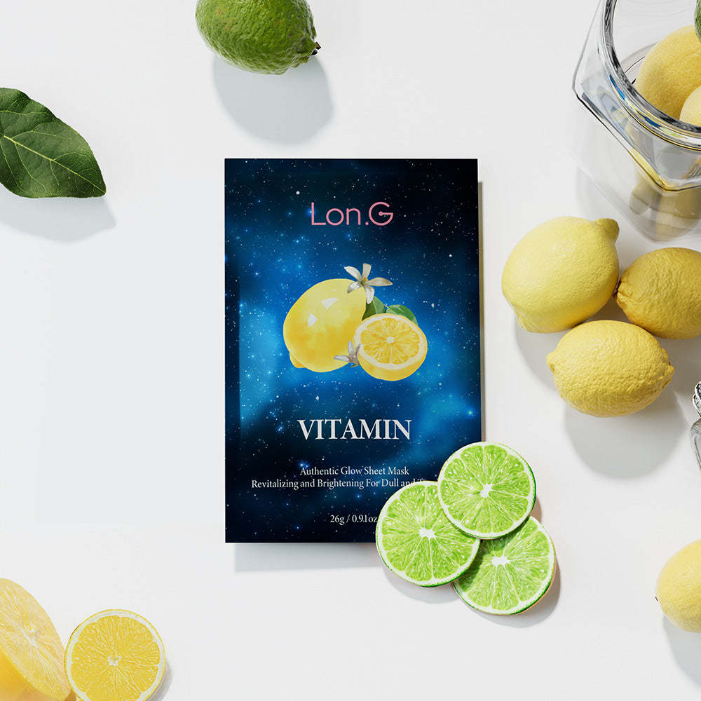 Lon,G brightening sheet mask with vitamins - Koreancare