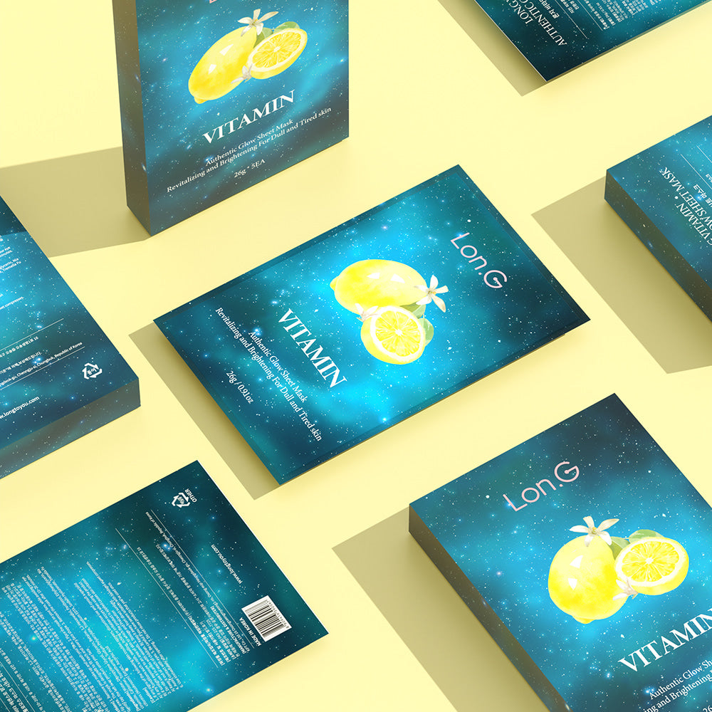 Lon,G brightening sheet mask with vitamins - Koreancare