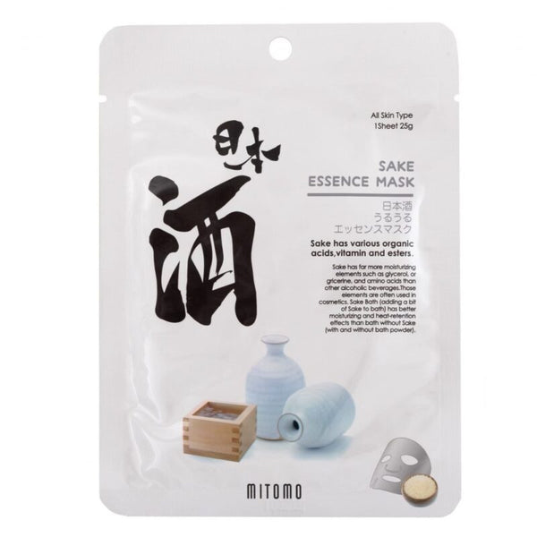 Ενυδατική καταπραϋντική μάσκα προσώπου Mitomo Sake Essence Mask 25g