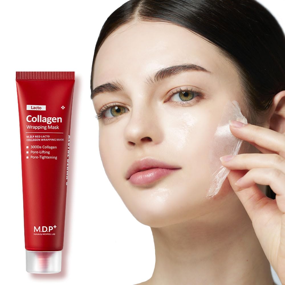 ANTI-AGING FACE MASK WITH 70.2% COLLAGEN Medi-Peel Red Lacto Collagen Wrapping Mask - Koreancare