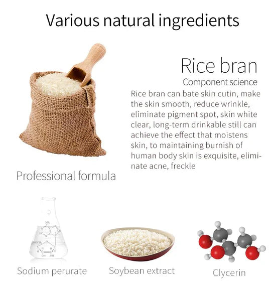 Mitomo rice sheet mask unfolded, showing soft fabric texture