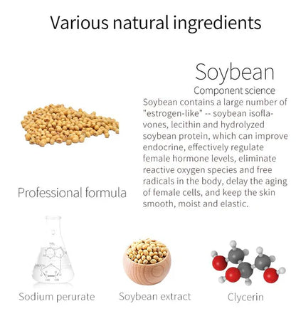 Mitomo Soy Extract Sheet Mask unfolded sheet soaked in serum