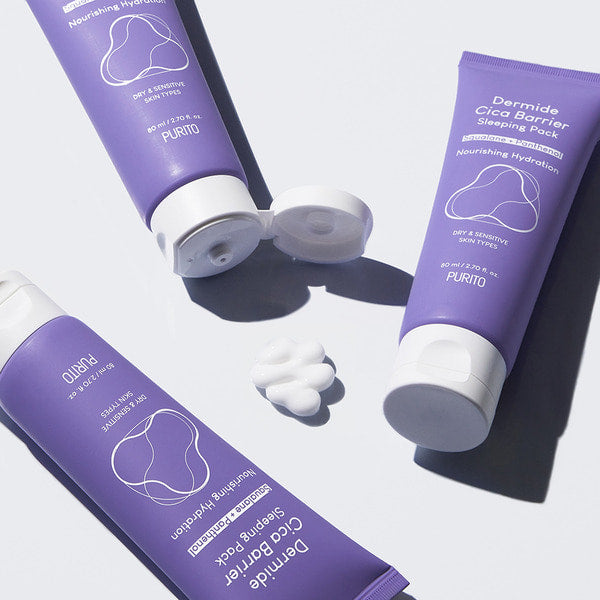 Night hydrating mask Purito Dermide Cica Barrier Sleeping Pack - Koreancare