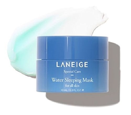 Laneige Hydrating Night Face Mask mini, alternate packaging angle