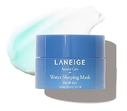 Laneige Hydrating Night Face Mask mini, alternate packaging angle