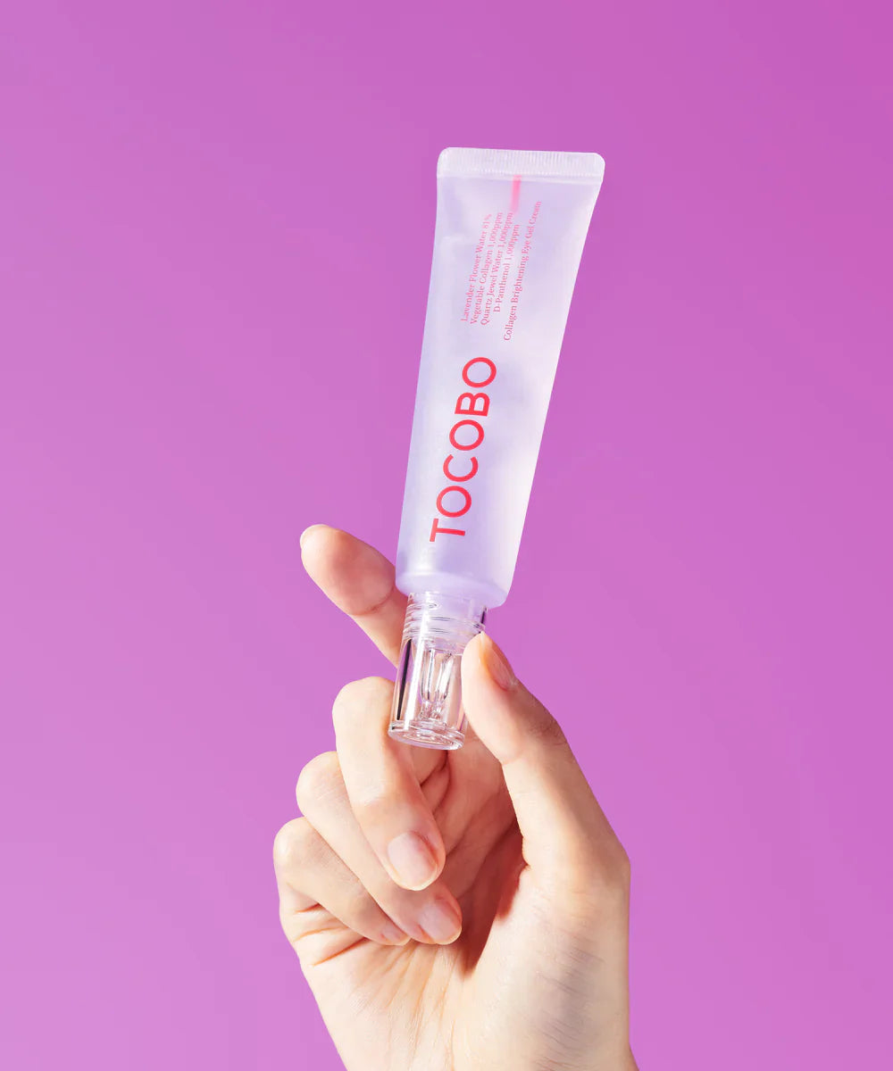 Tocobo Collagen Brightening Eye Gel showing gel texture