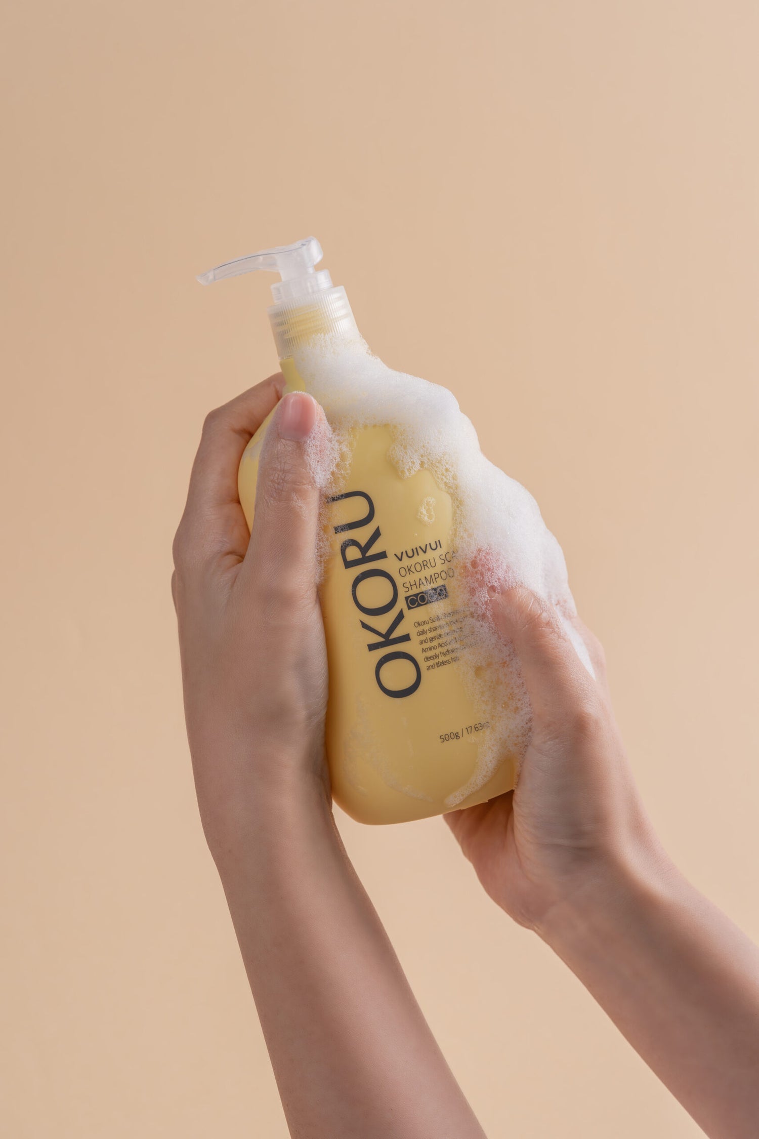 OKORU Scalp Shampoo Coco label with product details