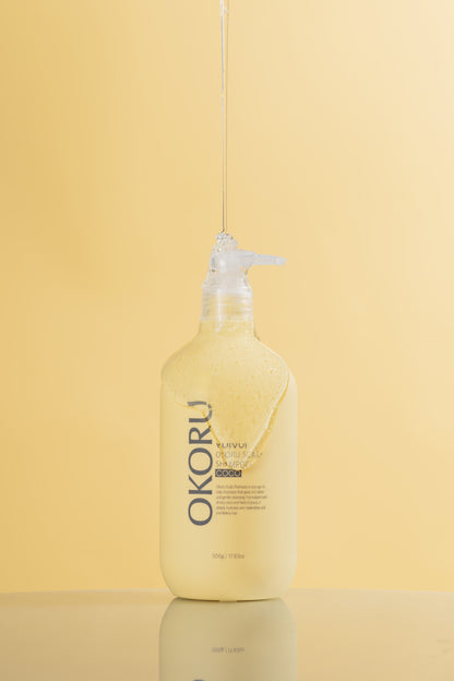OKORU Scalp Shampoo Coco 500ml size reference
