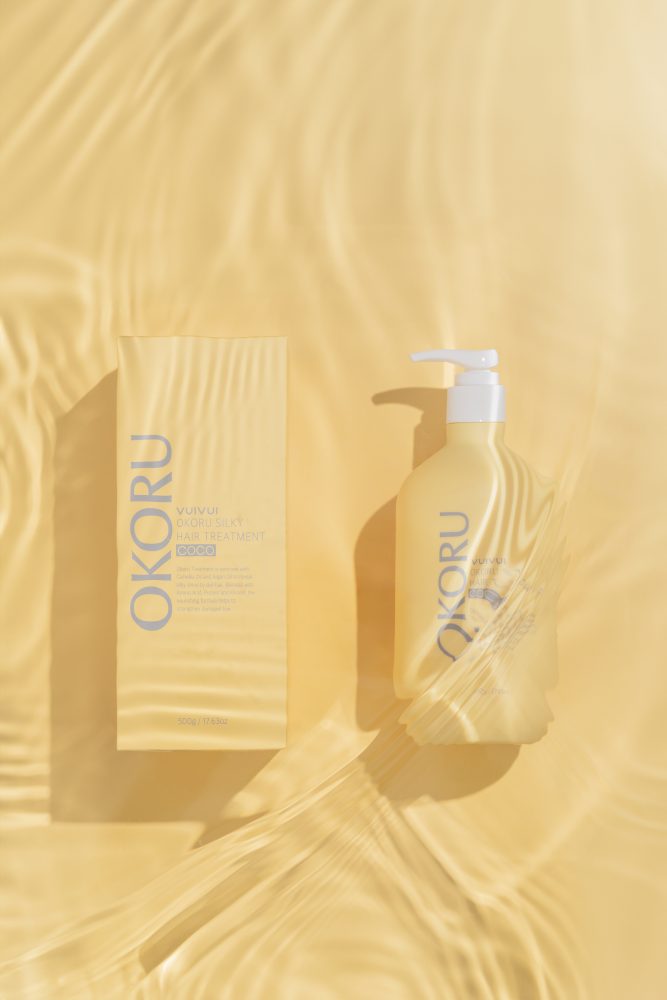 OKORU Coco hair treatment full range display