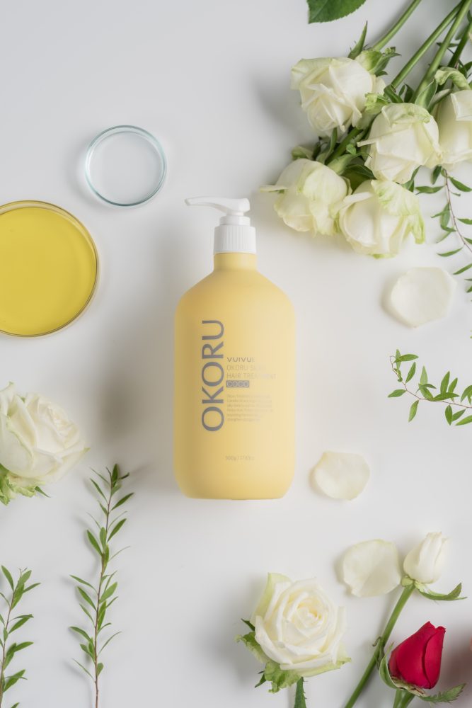 OKORU Silky Hair Treatment Coco 500ml bottle front view