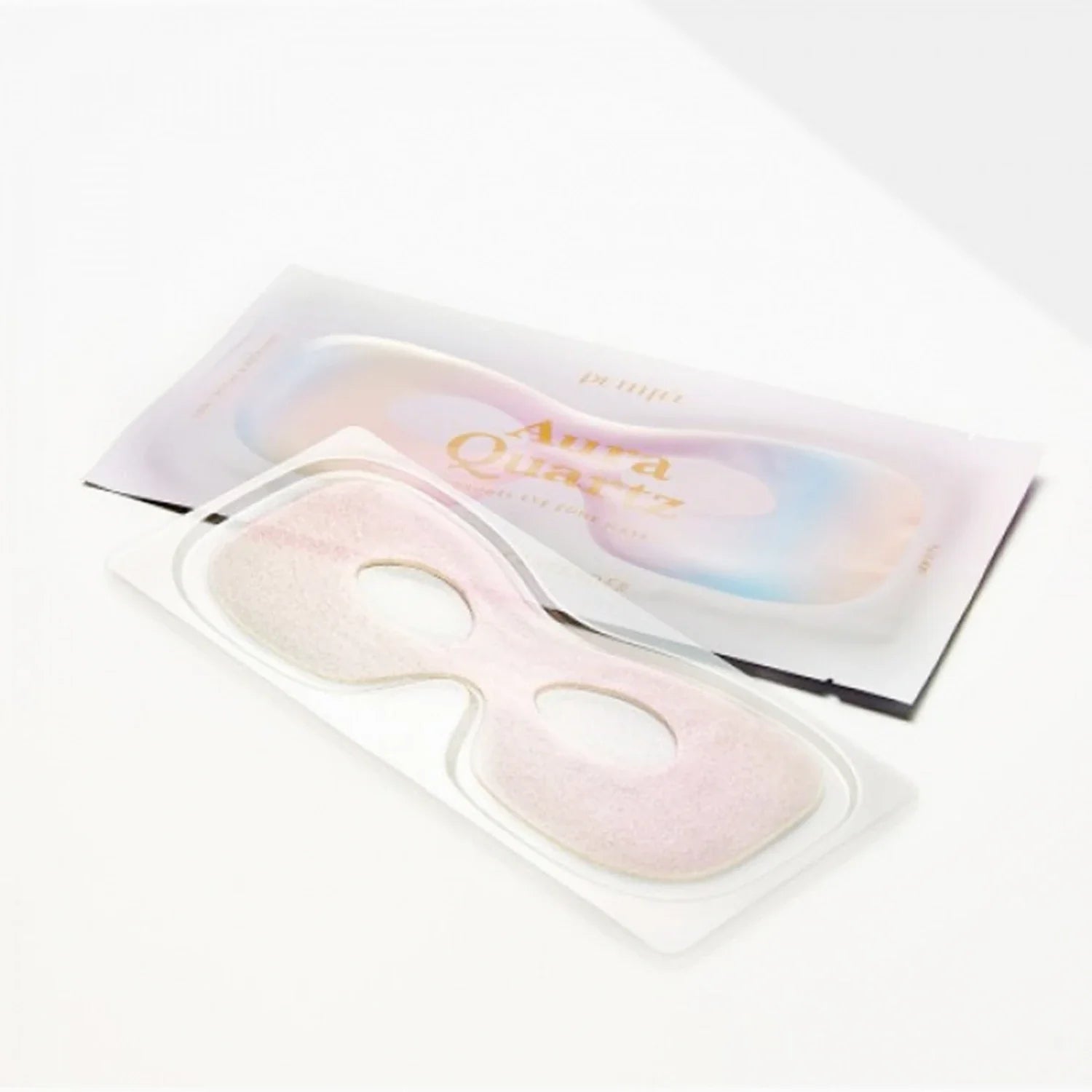 Brightening eye zone mask Petitfee Aura Quartz Hydrogel Eye Zone Mask – Iridescent Lavender - Koreancare