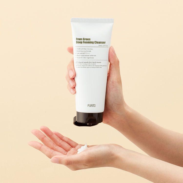 Purito From Green Deep Foaming Cleanser - Koreancare