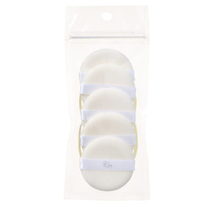 Beauty of Majesty soft flocked powder puff, set of 5