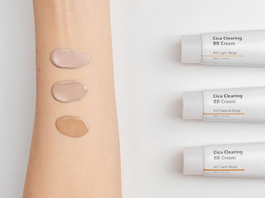 Purito Cica Clearing BB Cream bottle, back with product details