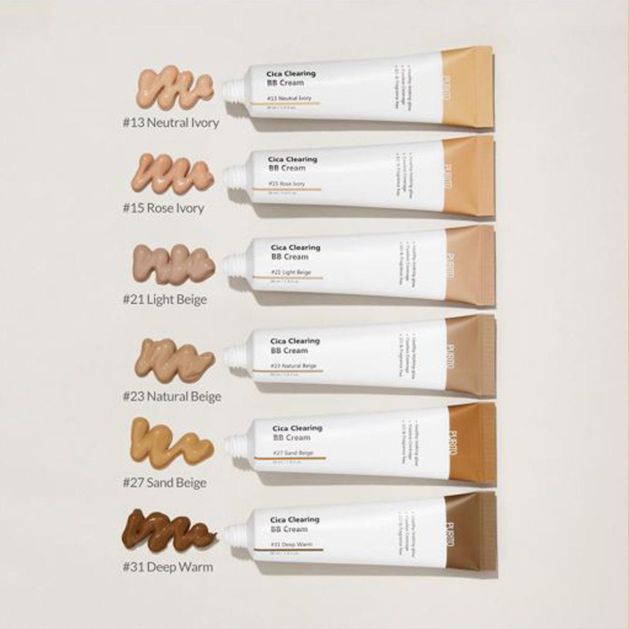 Purito Cica Clearing BB Cream with Centella Asiatica leaf