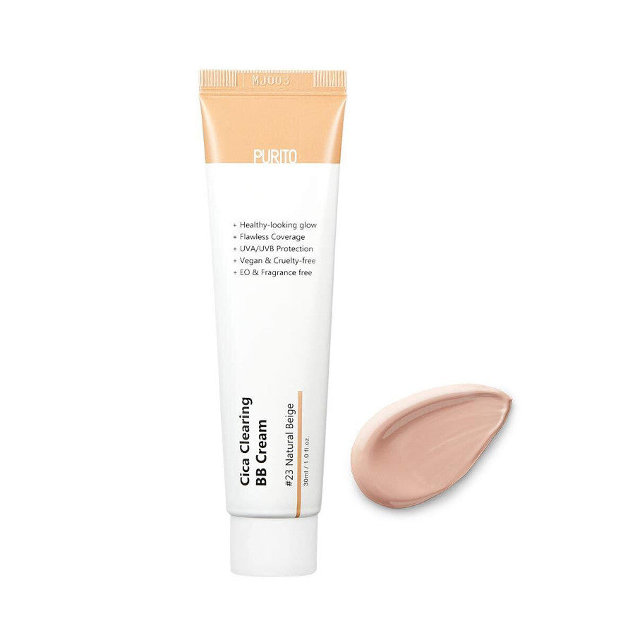 Purito Cica Clearing BB Cream 30ml bottle, front view