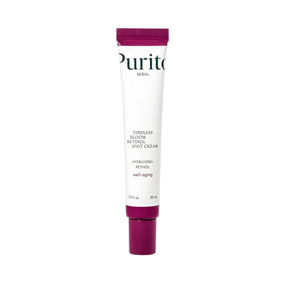 Purito Timeless Bloom Retinol Spot Cream 30ml tube front view