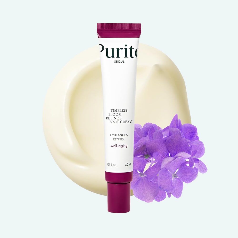 Purito Timeless Bloom Retinol Spot Cream texture swatch
