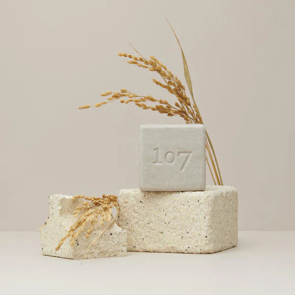 Face and body soap with low pH 107 RICE BRAN Low pH Soap - Koreancare