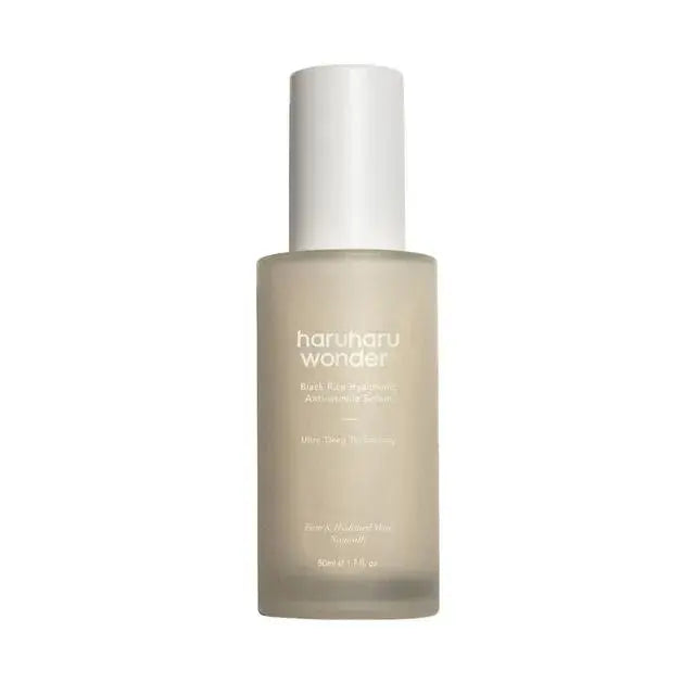 Anti-wrinkle serum with black rice and hyaluronic acid - Haruharu Wonder - Koreancare